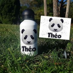 Gourde ou bouteille personnalisée pour enfant modèle Panda