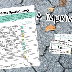 Jeu des défis pour EVG (version à imprimer)