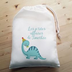 Pochon personnalisable Dinosaure