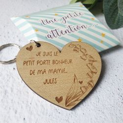 Porte clé personnalisable Muguet du 1er mai porte bonheur