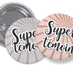 Duo de badges Super témoin