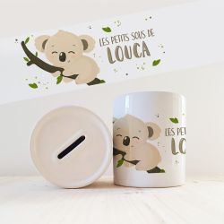 Tirelire personnalisée Koala