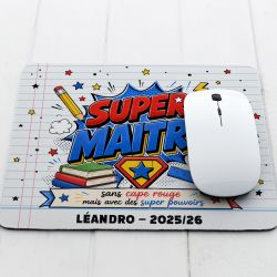 Tapis de souris personnalisé Super Maître