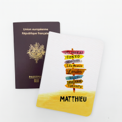 Protège passeport personnalisable Panneaux