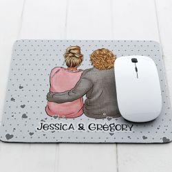 Tapis de souris personnalisé Couple