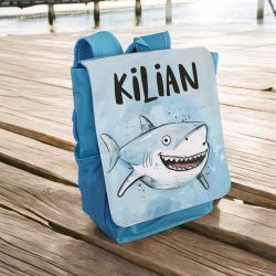Sac à dos maternelle personnalisé modèle Requin