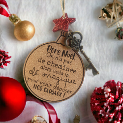 Clé Magique de Noël pour les enfants qui n'ont pas de cheminée