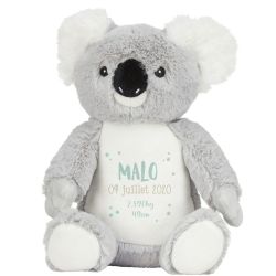 Peluche Koala personnalisée imprimée