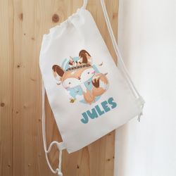 Sac de sport enfant personnalisable Renard indien