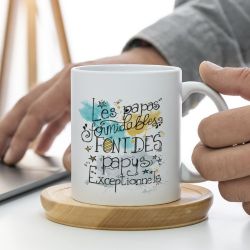 Mug Les papas formidables font des papys exceptionnels