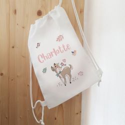 Sac de sport enfant personnalisable modèle Daim