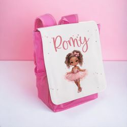 Sac à dos pour enfant personnalisé avec prénom modèle Danseuse