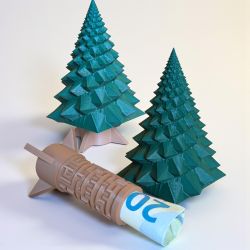 Sapin de Noël suprise -Labyrinthe Cache-Billet ou Annonce – Boîte Cadeau Secrète labyrinthe